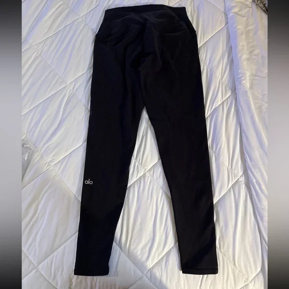 Alo High Waist Airbrush Leggings Black Size S - Picture 6 of 8